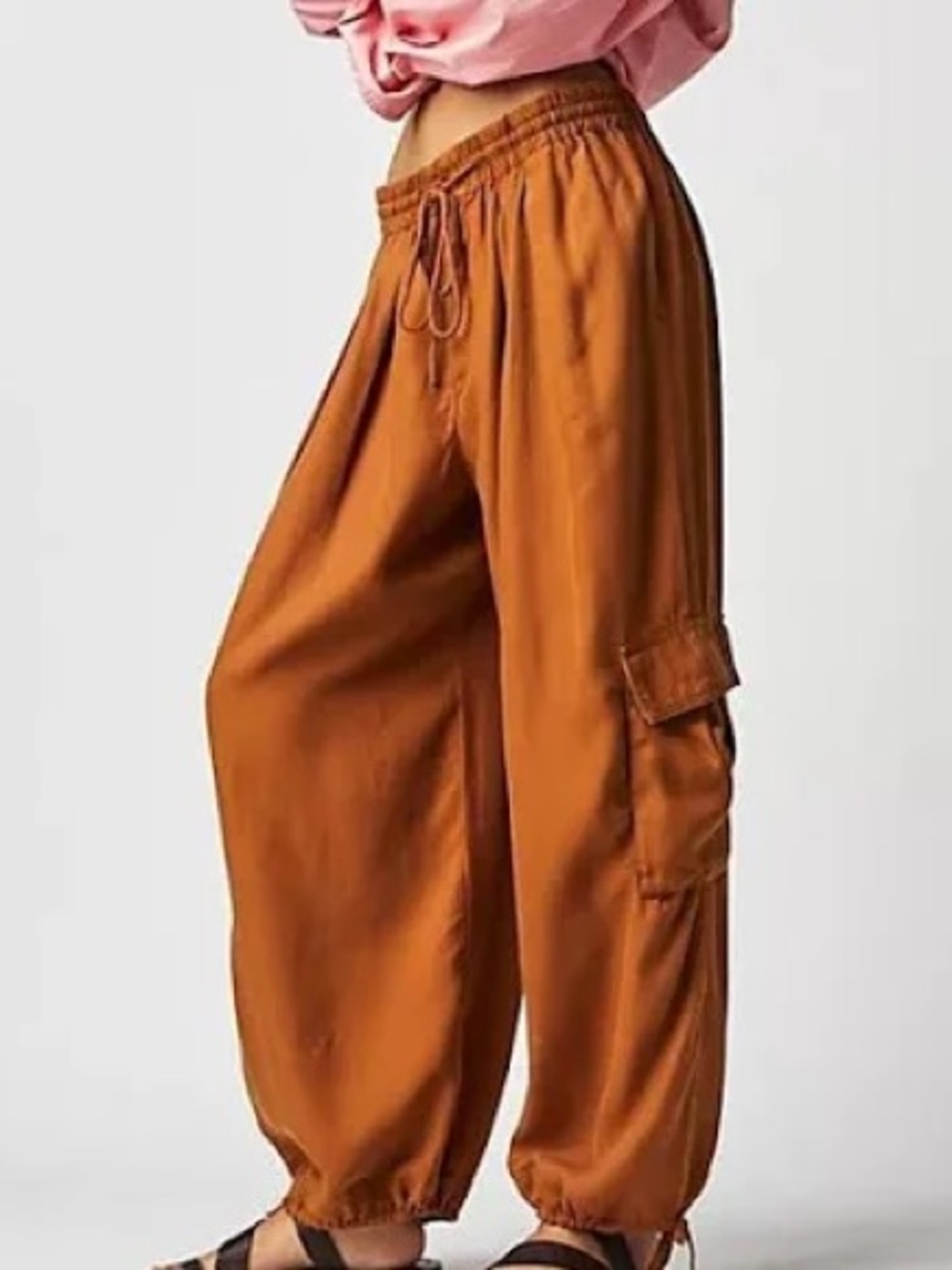 Free People Palash Cargo Pants Golden Rod Size: M - Picture 2 of 11
